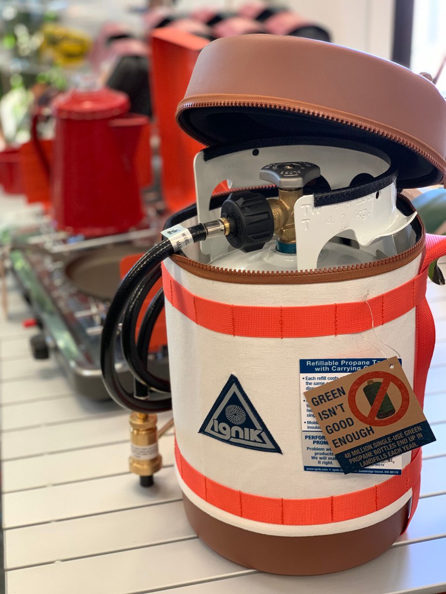 FosterOutdoor's tweet photo. π₯ Meet the #Ignik Gas Growler!
This refillable, 5lb tank comes with an insulated coozy and 4ft connecter.
The best part? No more throwing away empty fuel canisters and plenty of fuel to go around.
Come by the shop and take a look! https://t.co/rx4CnumhrY