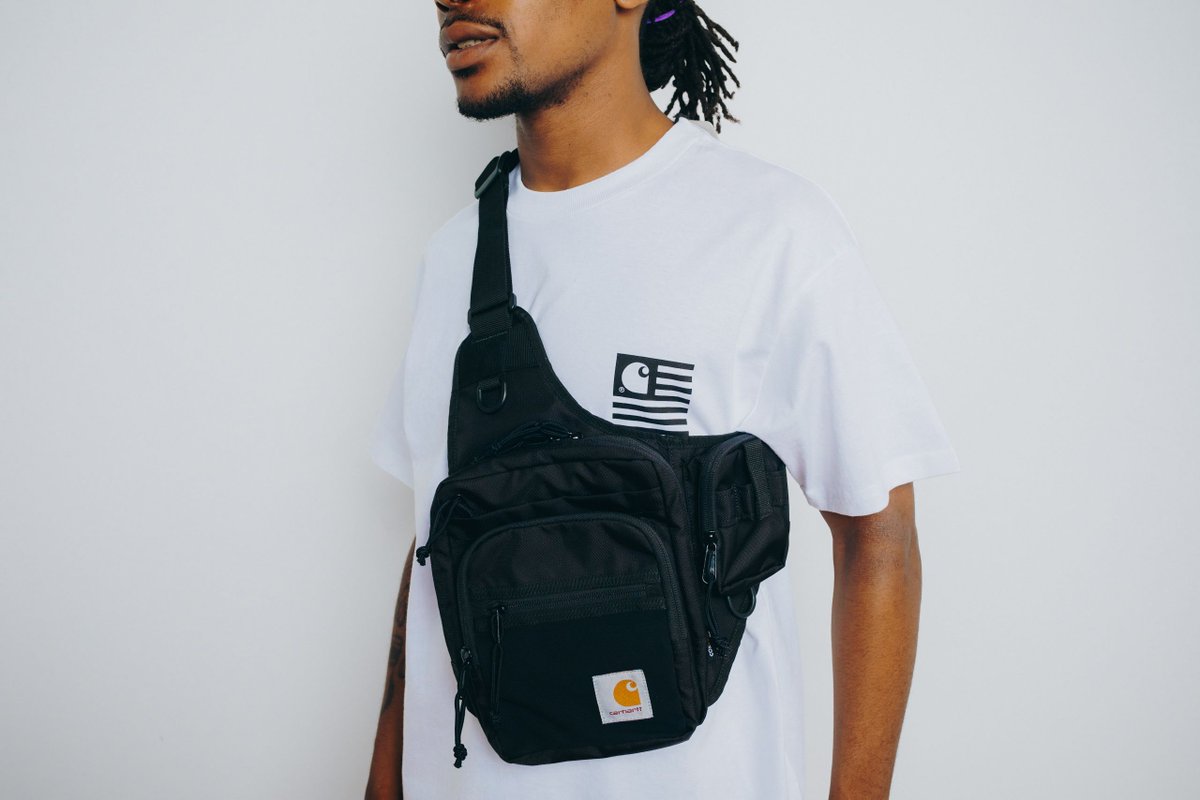 Burn Rubber on X: The Carhartt WIP Delta Shoulder Bag (Black) is available  now in-store and online @    / X