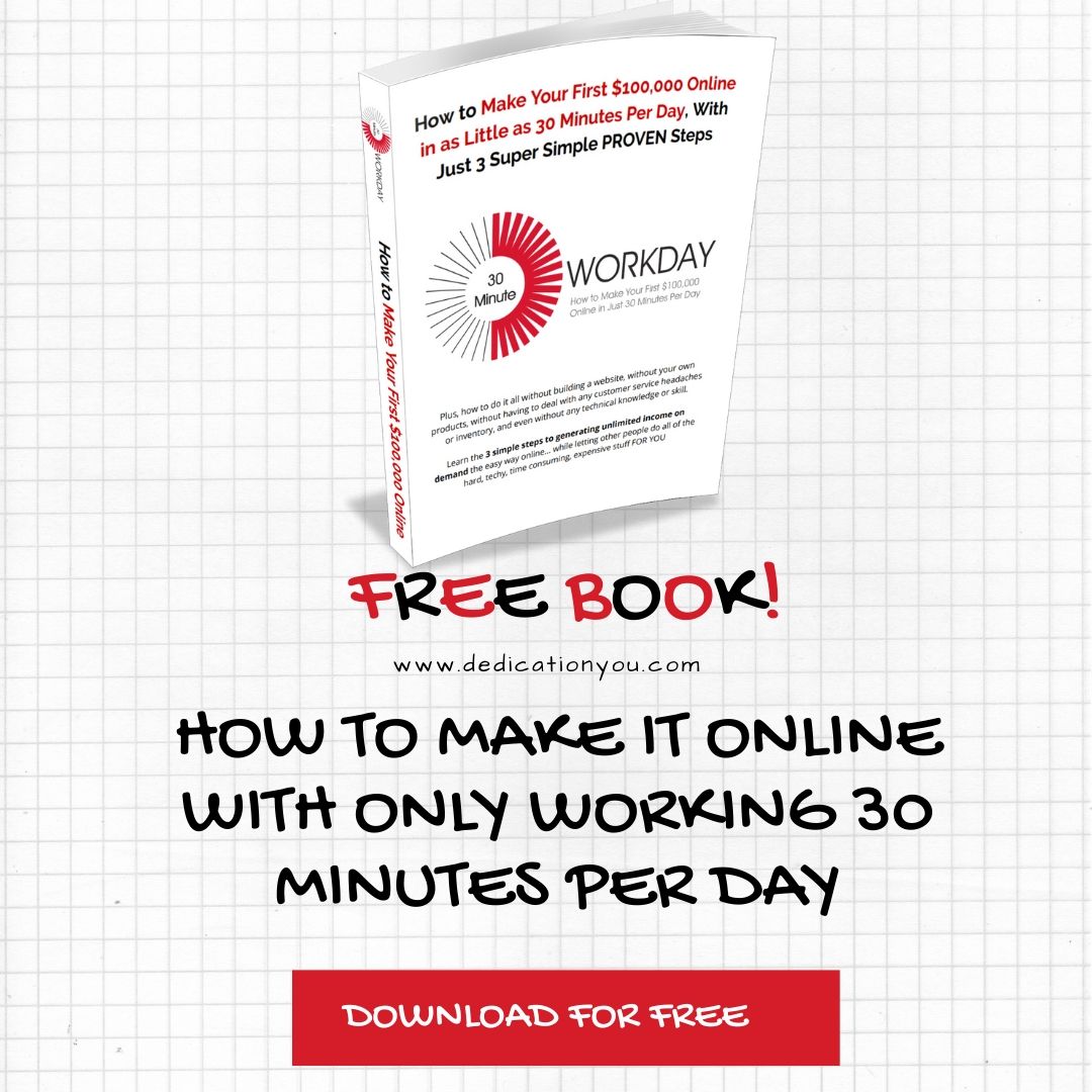 FREE eBook.

Learn How To Work 30 Minutes Per Day and Generate Success.

dedicationyou.com/30mwd-free-ebo…

#entrepeneur #business #motivation #success #fitness #businessowner #lasvegas #work #losangeles #entrepreneurlife #entrepeneurlife #money #travel #marketing