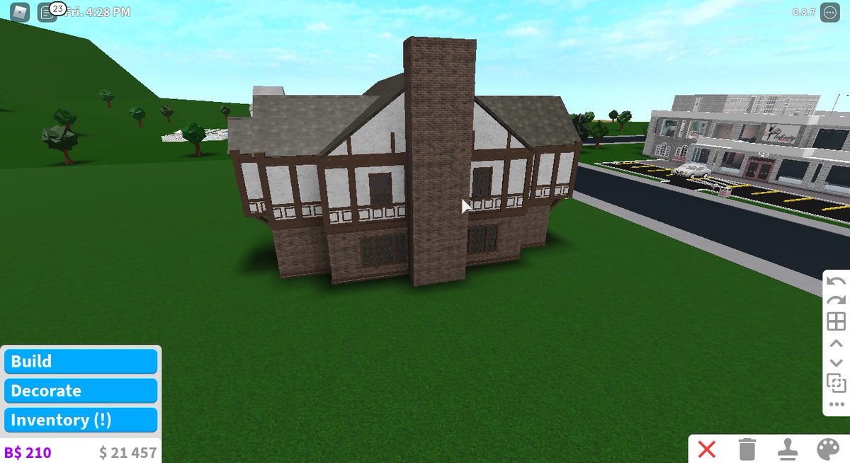 Bloxburghome Hashtag On Twitter - outside colonial mansion outside roblox bloxburg houses