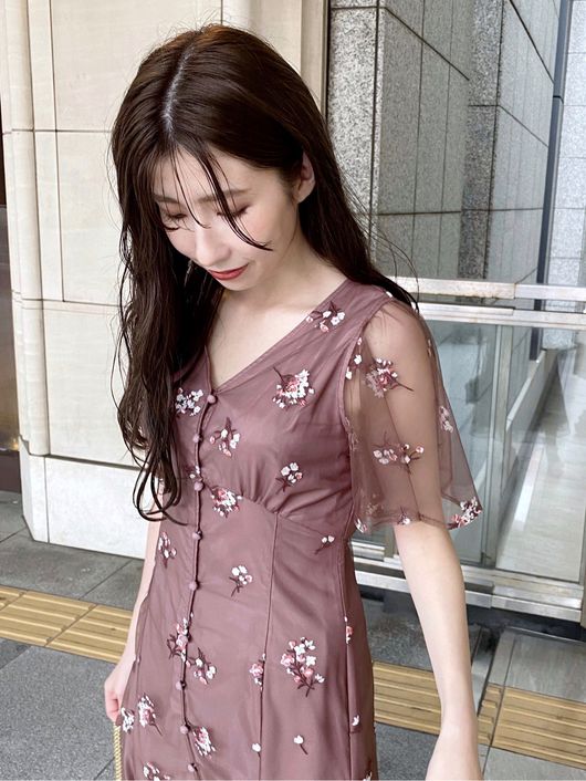 Mercuryduo チュール刺繍ロングワンピース 0ct4fkjne0 レディース Www Suratfarmhouse Com