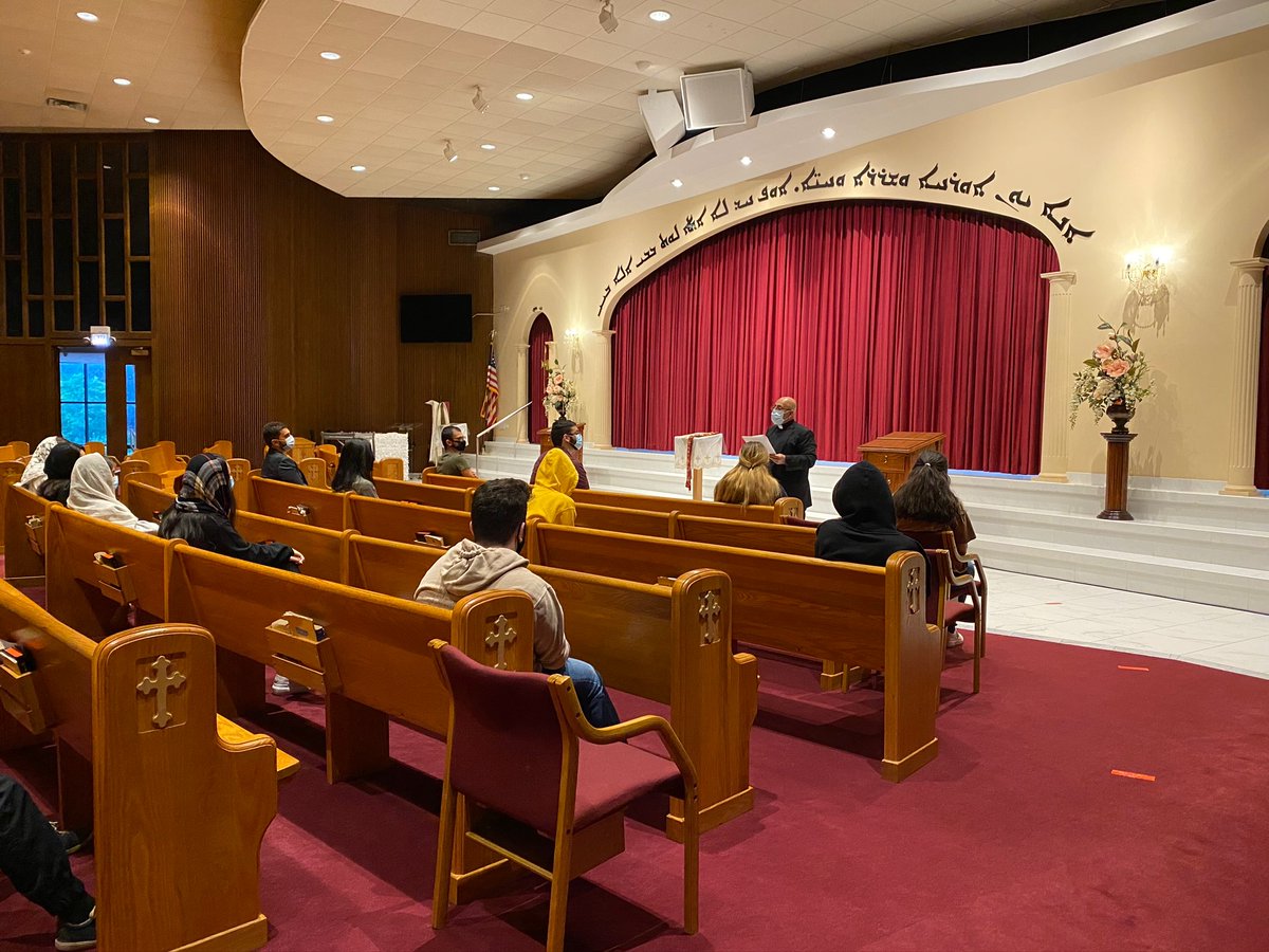 MarAndrious's tweet photo. Blessings! We have been able to return (safely) to our church after months of zoom Bible studied 🙏🏼 Join us on Fridays at 8 pm at Saint Andrew’s Church. Don’t forget your masks!! God bless.. #ACEYA https://t.co/mKIbY1OIQB