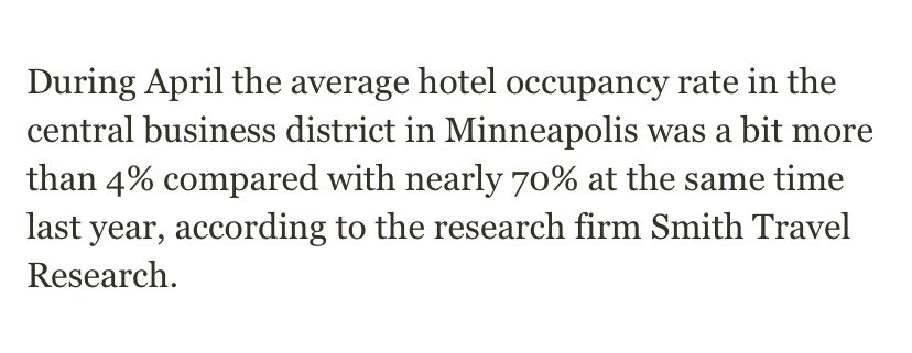 Strib: Pandemic hotel swoon to cost Minnesota governments $170-million plus strib.mn/3dnlRLC 👀