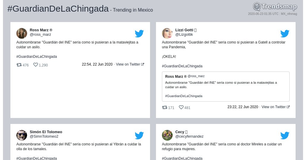 #guardiandelachingada es ahora una tendencia en Mexico

trendsmap.com/r/MX_nfnmag