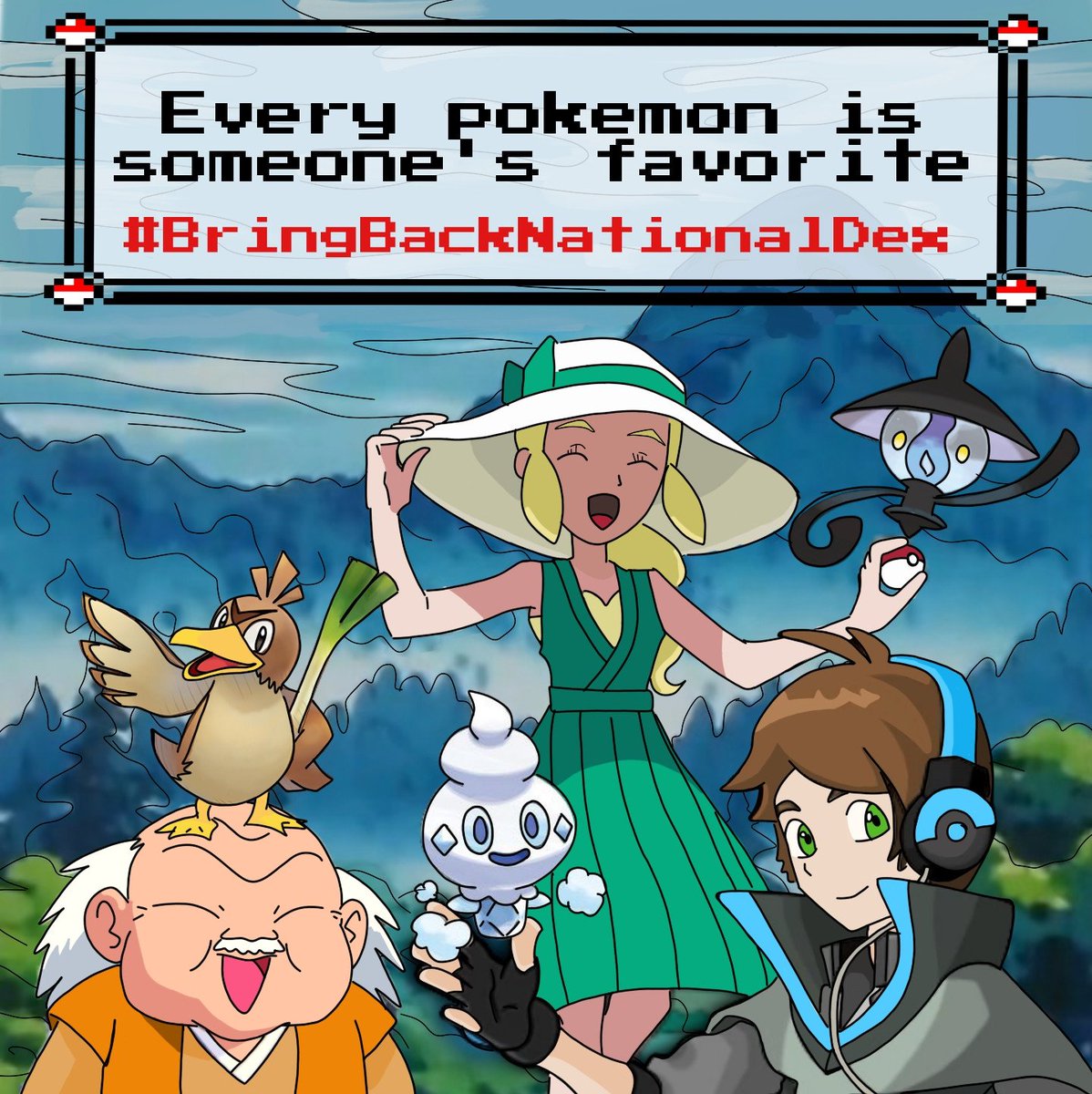 VoidLuvnny's tweet photo. @Pokemon #BringBackNationalDex #BringBackALLPokemon https://t.co/VD8O5v7k3g