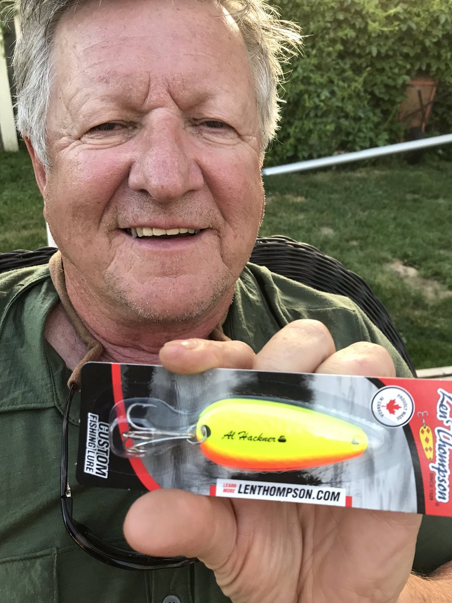 Bob Whalen is the first to be awarded the Al Hackner lure in recognition of a lifetime of fishing excellence.
