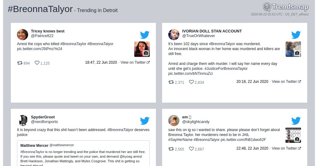 Trendsmap Detroit tweet media