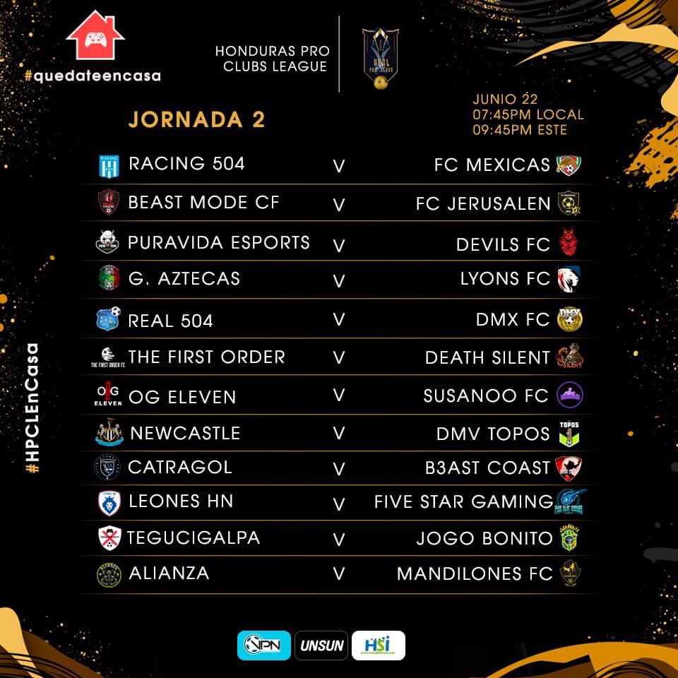 LINAHonduras504's tweet photo. ¡Esta noche inicia una nueva temporada de la #HondurasProClubsLeague!
¿Quien le quitara el titulo a @catragolhn en #Xbox?
🇭🇳 🎮 ⚽️
#LigaVirtualHonduras #eSportsHonduras #VirtualProNetworkHonduras #VirtualProNetwork #ProClubs #FIFA20 #FIFAHonduras #eSports #VPNHonduras #LINAXbox https://t.co/NhQ3xWt6VD