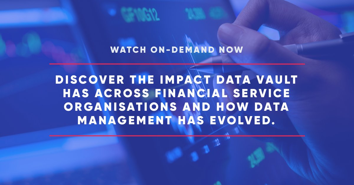 certus_insight's tweet photo. James Hartwright is joined by Data Vault inventor Dan Linstedt and Matt Neece from Perpetual to discuss how their approach to data management has changed as regulation moves to greater transparency and data portability and much more. Watch on-demand now. https://t.co/10CNXr0IHc https://t.co/bREVaUItbo