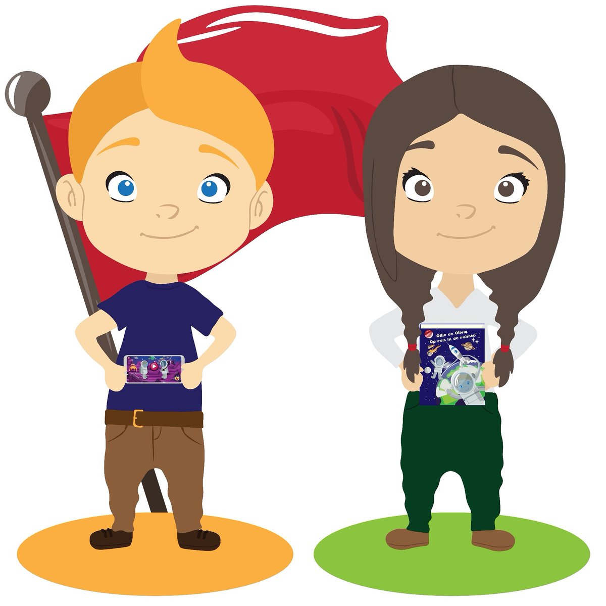 Vanaf vandaag is het prentenboek van Ollie en Olivia te bestellen op: ollieenolivia.nl Dit is het eerste prentenboek in de avonturenreeks van Ollie en Olivia. Daarnaast wordt het prentenboek ondersteund door een educatieve applicatie van Meester Dennis.