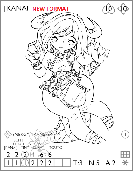 Katophos's tweet photo. Made a change to the #Katophos #PlotWars waifu stats. This has also led to a change in card layout - both very much for the better. Gonna take a bit more time, redoing some stat work. But much as I want to get this out there, I want MORE to get it done right. #OperationOwOverlord https://t.co/onK9x7MyYC