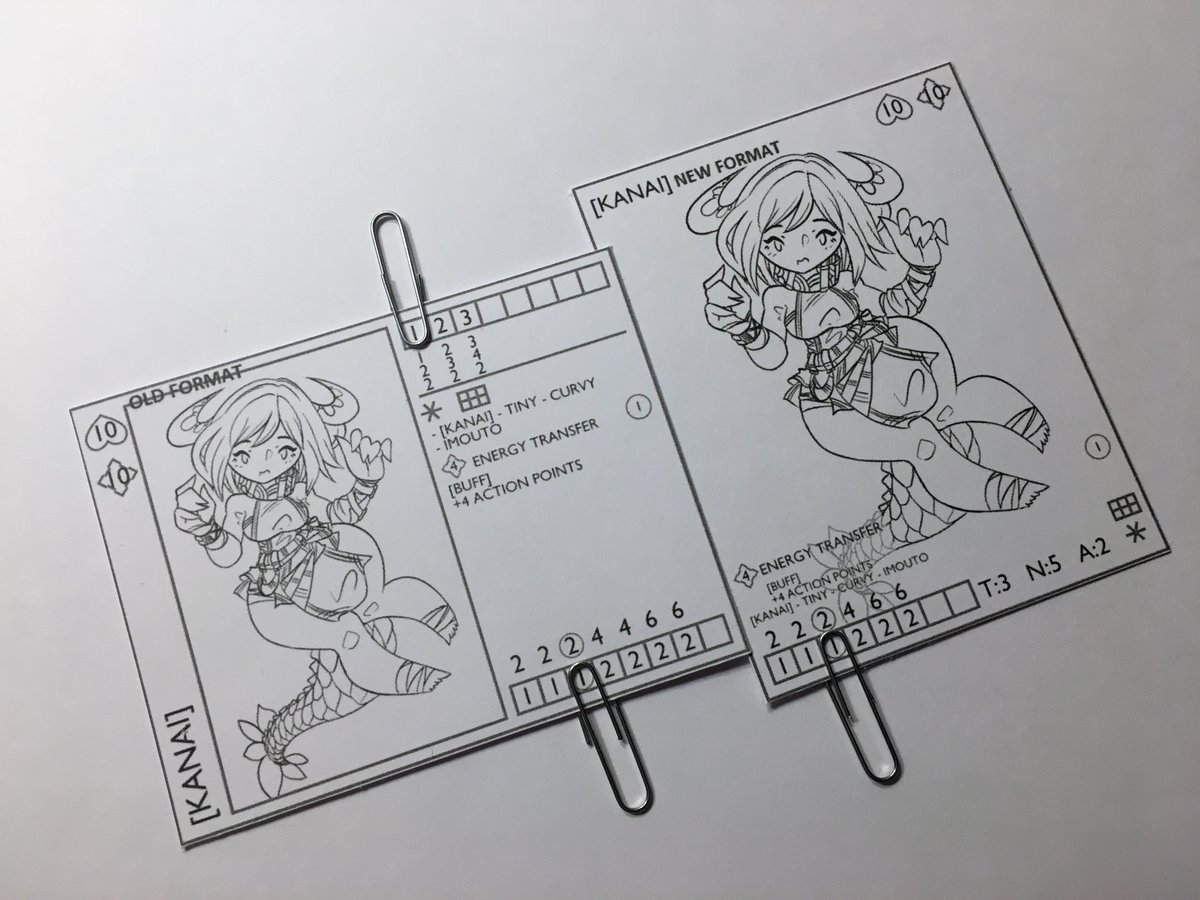Katophos's tweet photo. Made a change to the #Katophos #PlotWars waifu stats. This has also led to a change in card layout - both very much for the better. Gonna take a bit more time, redoing some stat work. But much as I want to get this out there, I want MORE to get it done right. #OperationOwOverlord https://t.co/onK9x7MyYC