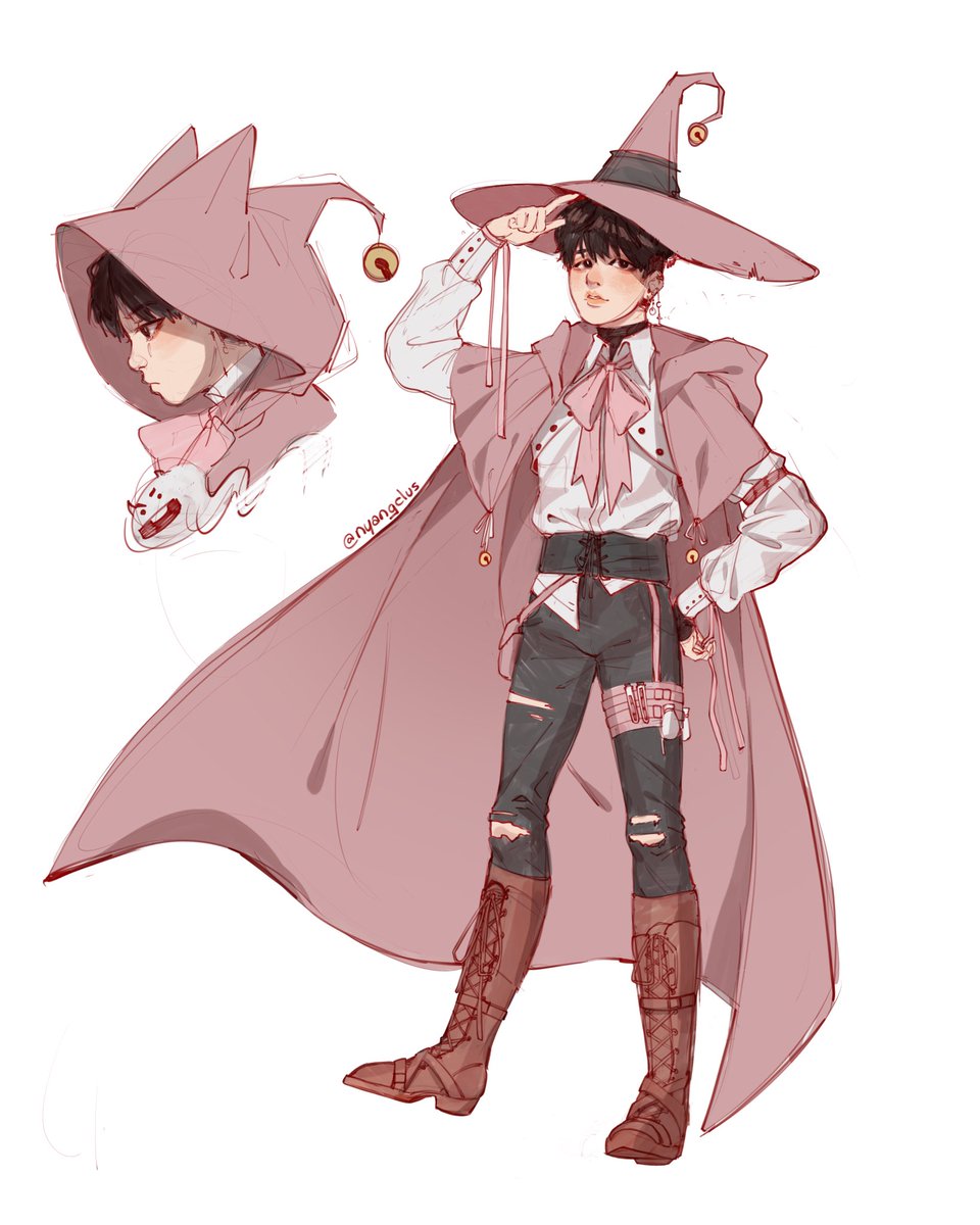 Witch Cloak Drawing - bmp-ever