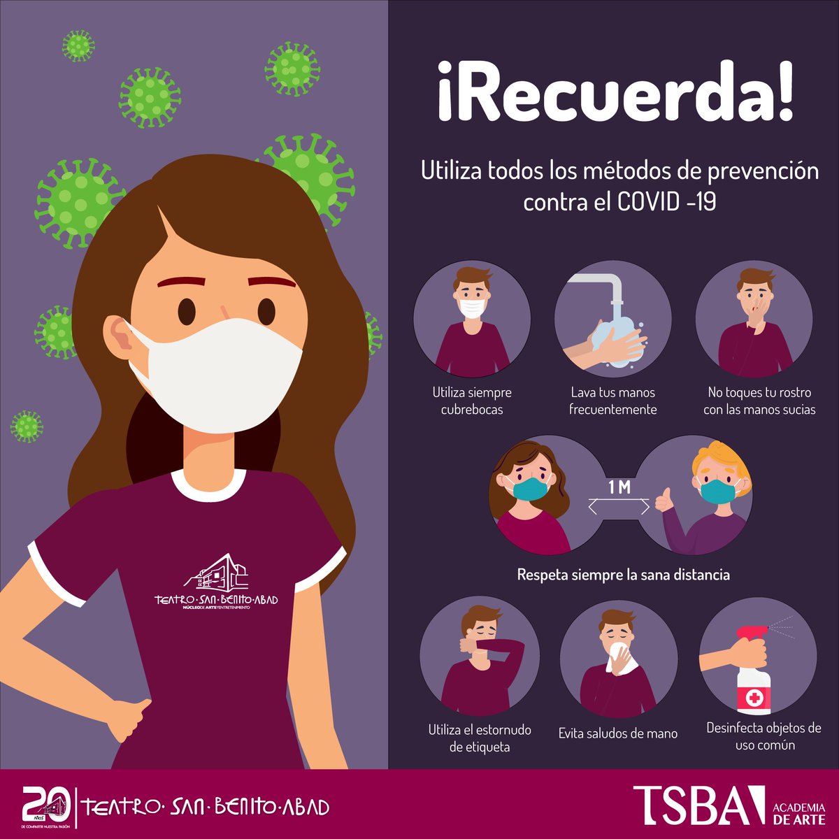 TSBAoficial's tweet photo. Nos estamos preparando para volvernos a ver, tomando en cuenta todas las medidas preventivas ante el #COVID19.
¡Esperamos verte muy pronto! https://t.co/auX7knKpIJ