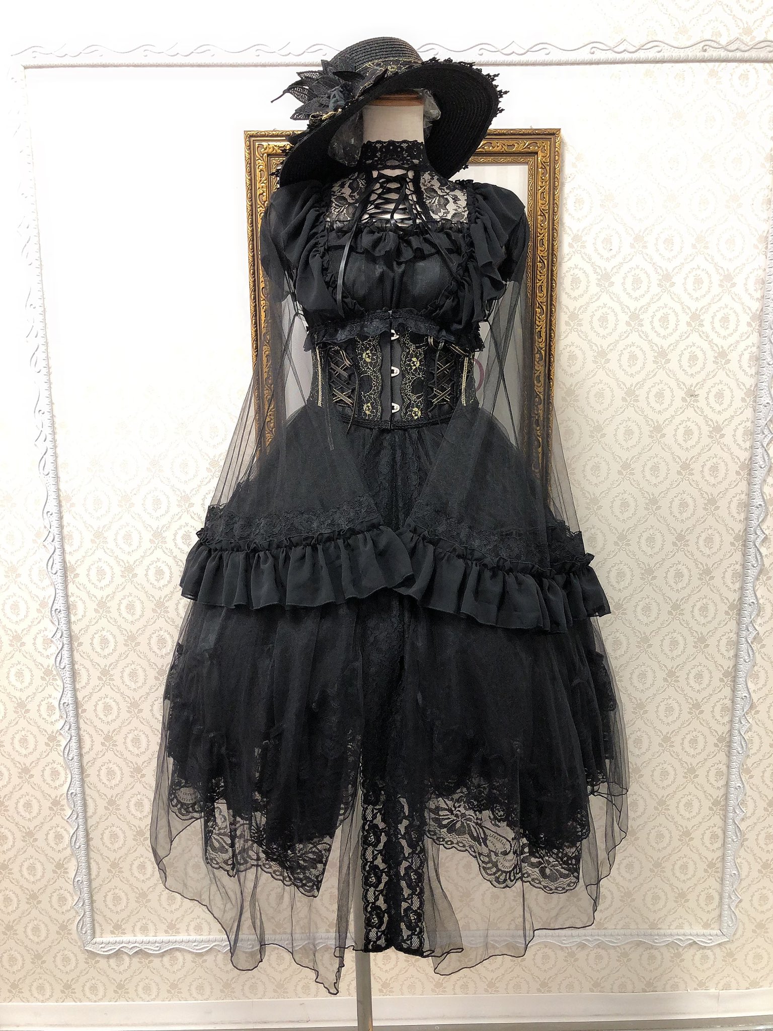 MAJOH MR corset エンジェルウィングドレス ワンピース MAJOH MR corset エンジェルウィングドレス ワンピース