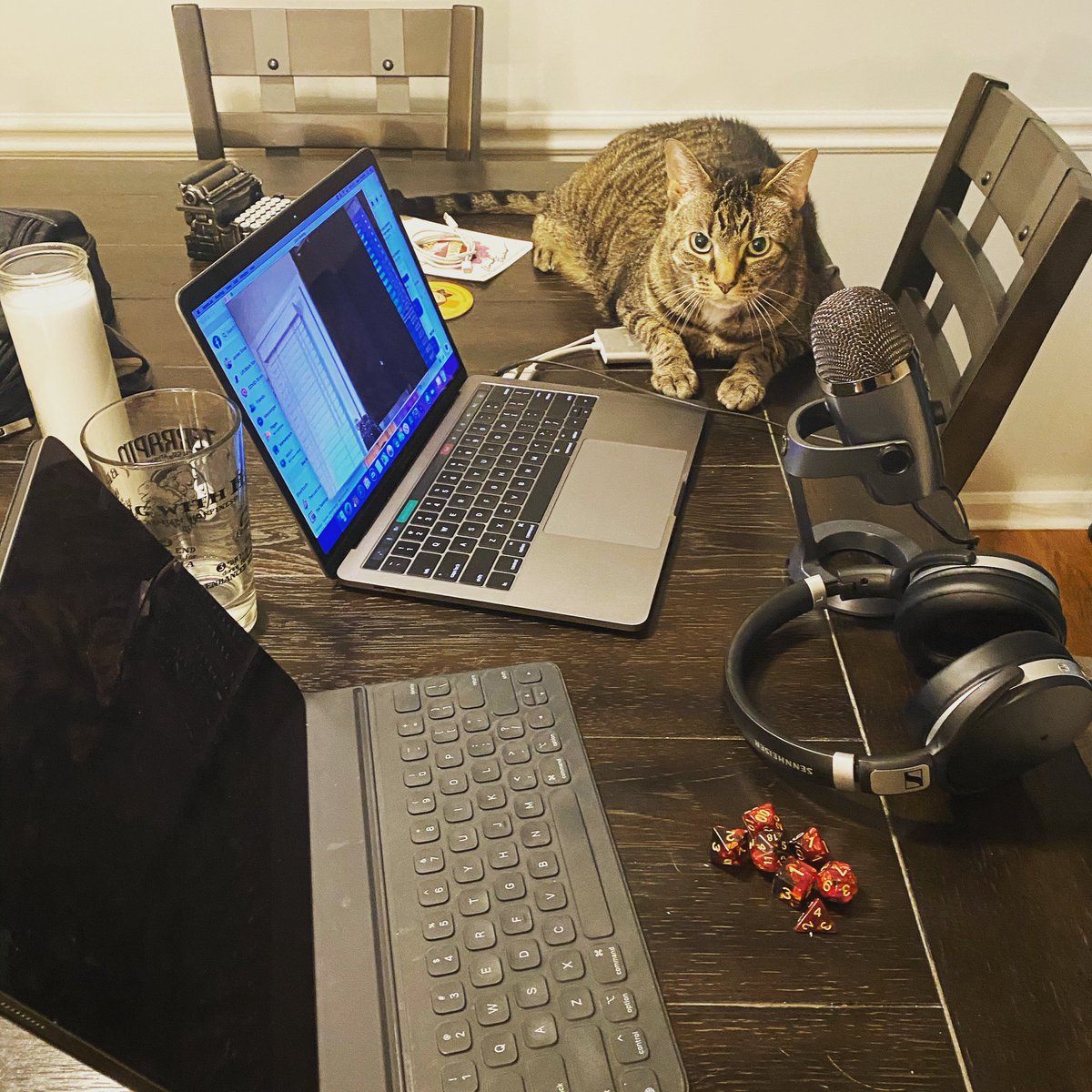 The podcat looms! Working on a special secret project.