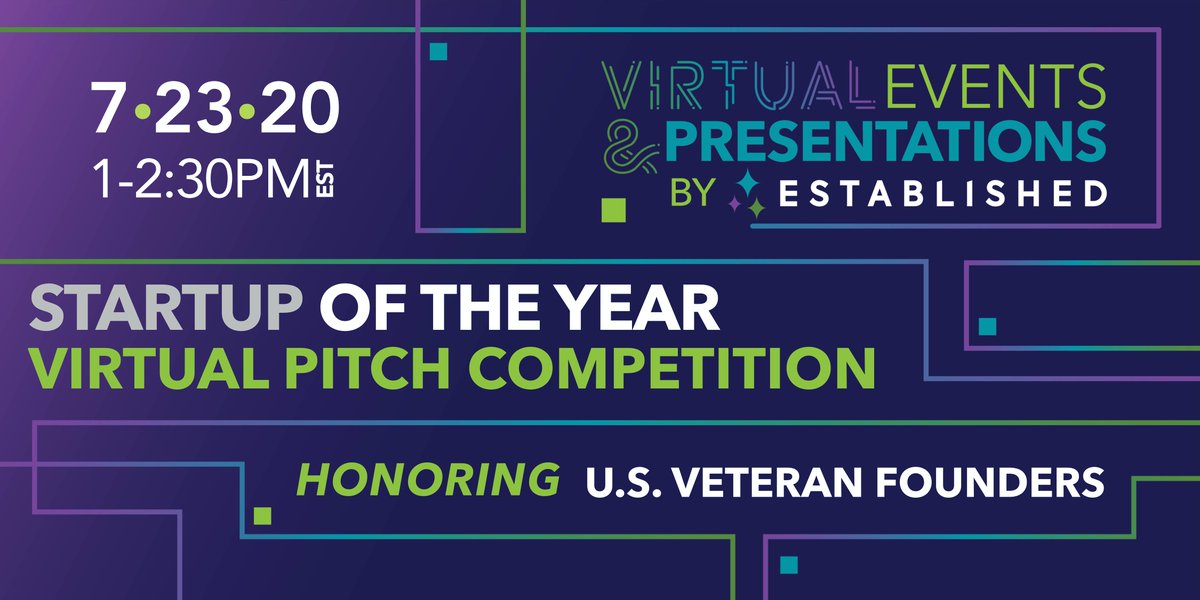 Are you a U.S. Veteran founded #startup? We encourage you to apply to the <a href="/StartupofYear/">Startup of the Year®</a> 2020 competition by 6/25 for the chance to be invited to pitch on 7/23 for an automatic semifinalist spot at our 8th Annual Summit. Check eligibility &amp; apply. soty.link/fasttrack