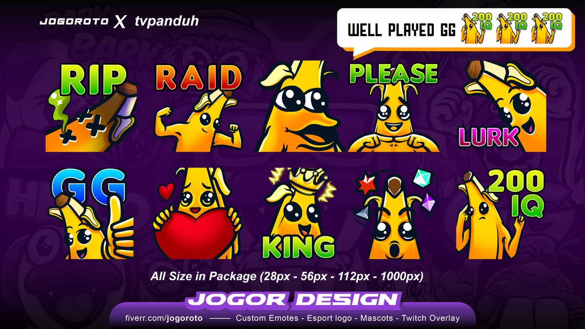 Jogor Emotes Artist Designjogor Twitter