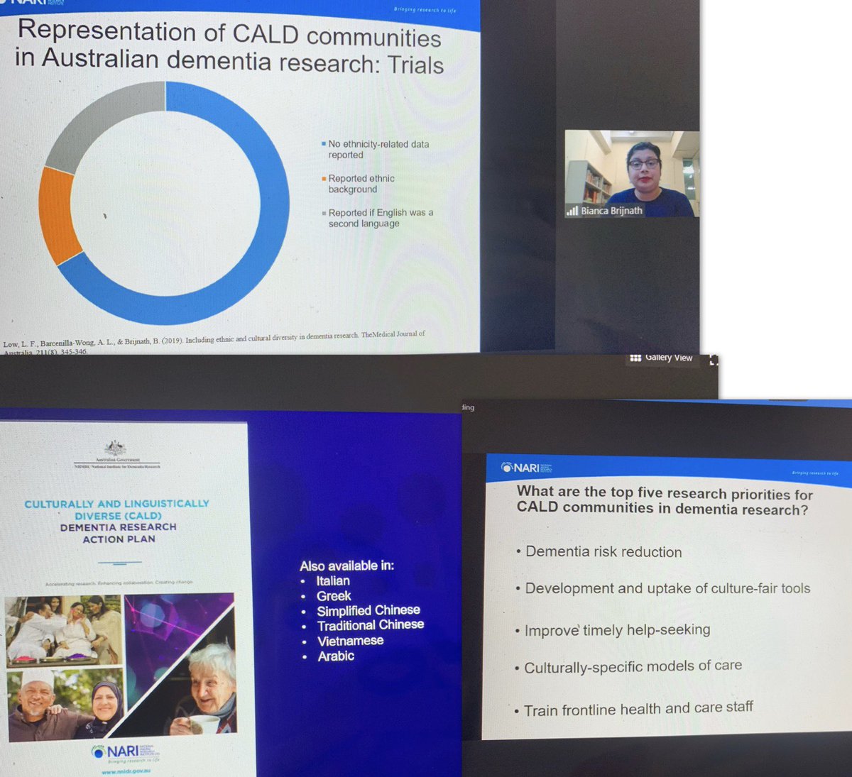 Dr Anita Goh 🧠 🇦🇺 🇲🇾 She/her. Own views. (@dranitagoh) on Twitter photo There is a low representation of people from culturally & linguistically diverse backgrounds in 🇦🇺 #dementia research => a huge part of our community unrepresented => inequalities. Cue the <a href="/NNIDResearch/">NHMRC National Institute for Dementia Research</a> Dementia Research Action Plan so we can do better. <a href="/BiancaBrijnath/">Bianca Brijnath</a> <a href="/NAgeingRI/">NARI</a> There is a low representation of people from culturally & linguistically diverse backgrounds in 🇦🇺 #dementia research => a huge part of our community unrepresented => inequalities. Cue the <a href="/NNIDResearch/">NHMRC National Institute for Dementia Research</a> Dementia Research Action Plan so we can do better. <a href="/BiancaBrijnath/">Bianca Brijnath</a> <a href="/NAgeingRI/">NARI</a>