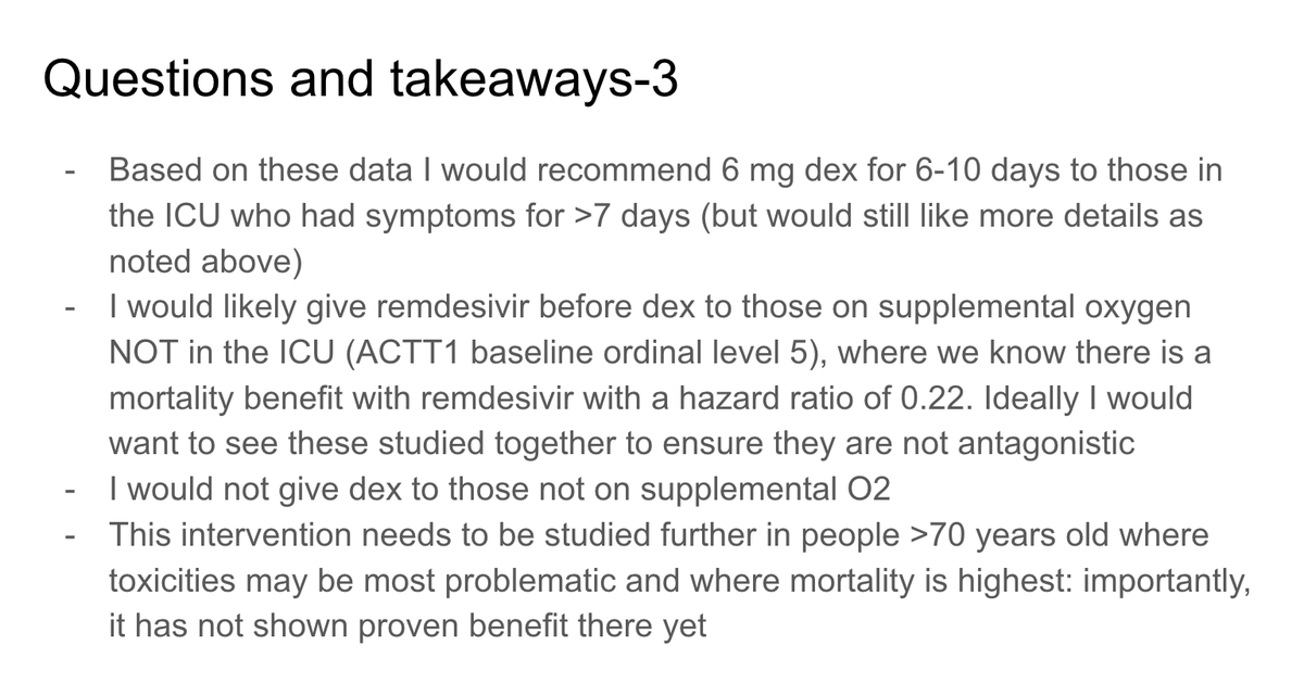 Thoughts on RECOVERY preprint: dexamethasone as treatment for COVID-19  @AaronRichterman  https://www.medrxiv.org/content/10.1101/2020.06.22.20137273v1