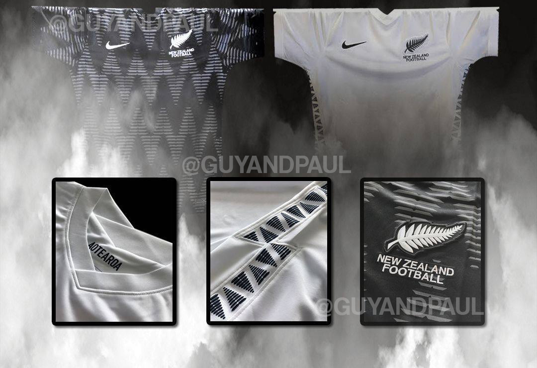 guyandpaul's tweet photo. Exclusive leaked images of the 2020 New Zealand All Whites  jerseys. @Footy_Headlines https://t.co/Mtan10NQJa