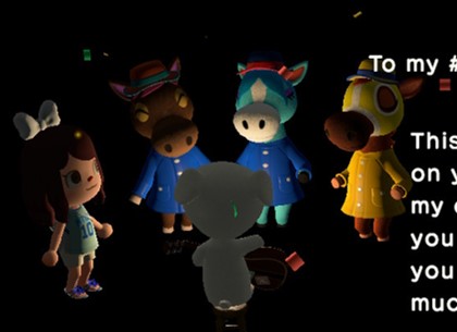 Life's coincidences are sometimes really freaky. Somehow only pony villagers showed up to this little pony's special k.k. performance. It's like #AnimalCrossingNewHorizons  knew or something... 
#马年