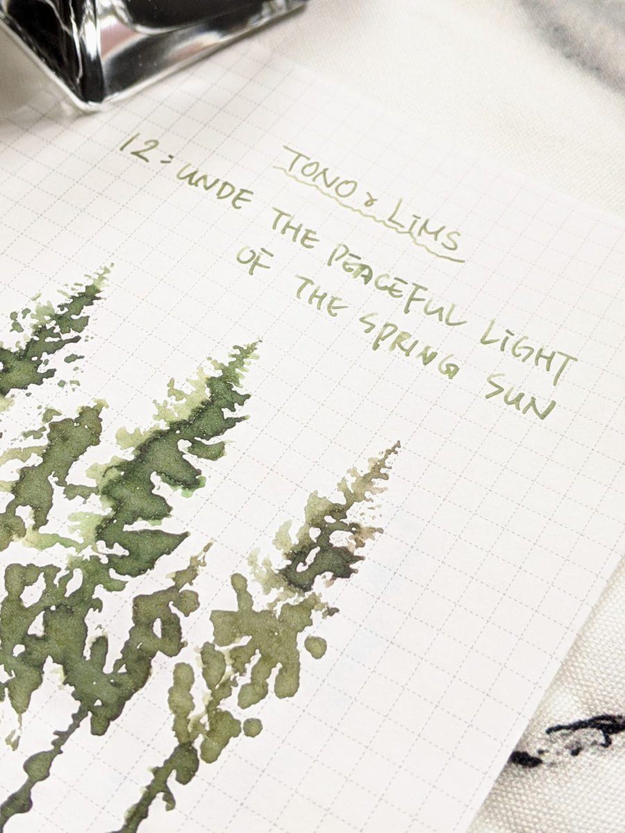 VitstyleC's tweet photo. 12 Under the peaceful light of the spring sun
#TonoandLims #インク沼
#fountainpen #fountainpenink https://t.co/Ca8nFtm1x8