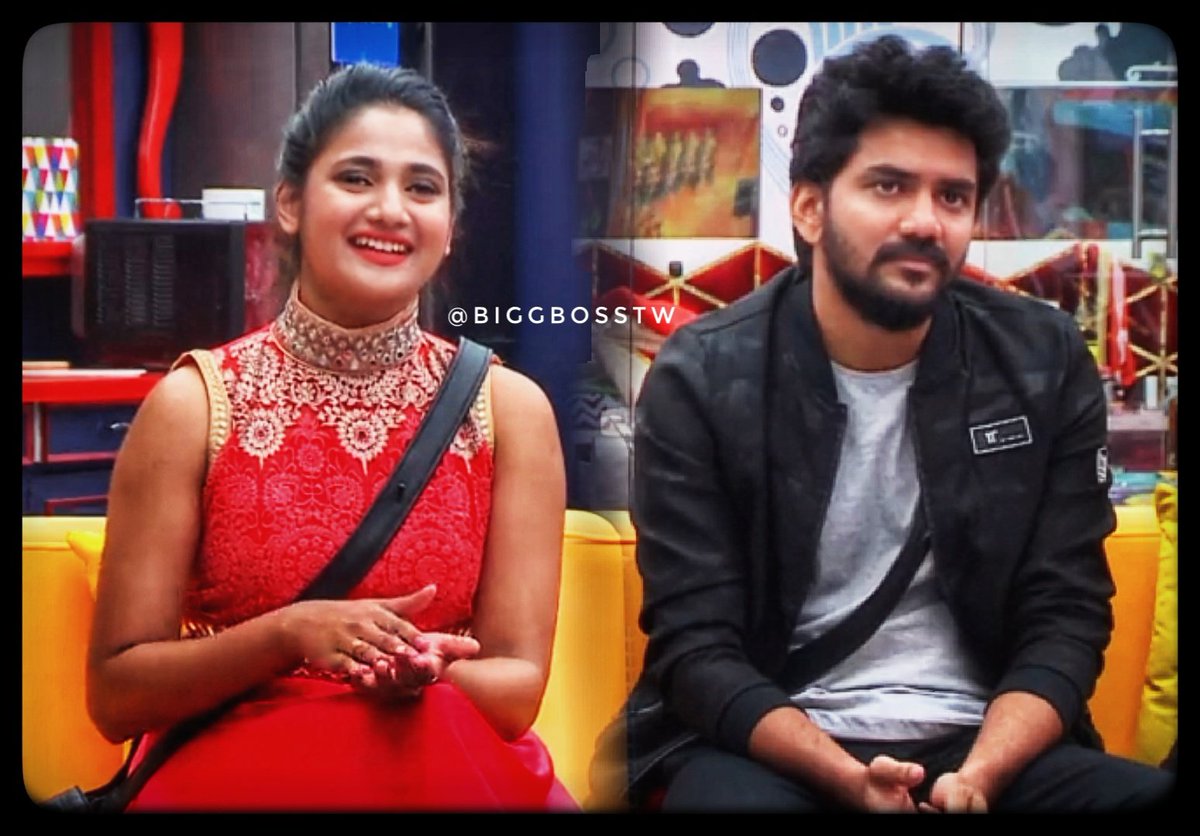 Day 42 - The underrated red and black combo noone ever speaks about.  Both were very worried about what the weekend may offer esp due to the happenings throughout the week. The relief on their faces after Kamal supported them.  #KaviLiyaTurnsOne