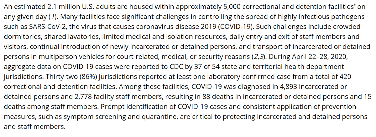 PROBLEM  CORRECTIONS Corrections cannot achieve primary goals of care, custody & control with COVID-19 contagion. Release all prisoners. $0 bail, furlough, commutation, and electronic monitoring.See https://www.texastribune.org/2020/06/08/texas-prison-coronavirus-deaths/ and see video: 