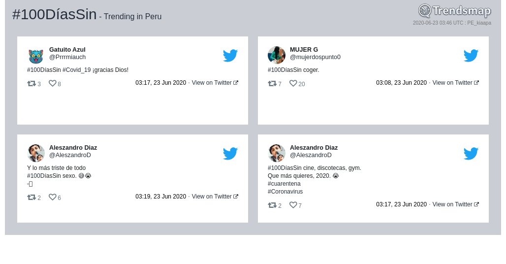 #100díassin es ahora una tendencia en Peru

trendsmap.com/r/PE_kiaapa