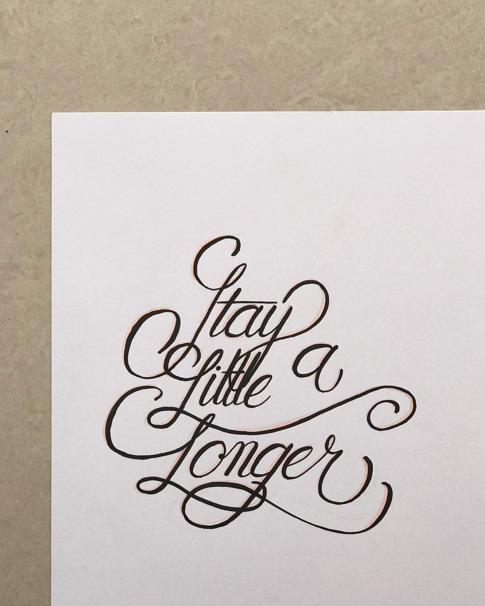 yagneshahir's tweet photo. Stay a Little Longer!
.
#absolute #longing #love for #lettering #Handlettering #dailylettering #letteringdaily #handletteringdaily #dailyhandlettering #calligraphy #brush #art #design #quoteoftheday #happy #stay #fun #joy #life #soul #tuesday #typography #modern #fonts https://t.co/ebV5ZVGIYp