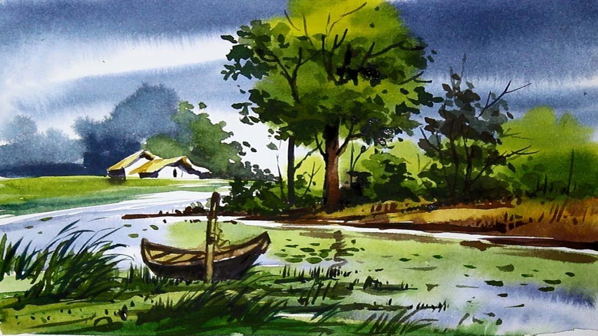 BD_DOCUMENTARY's tweet photo. Watercolor Landscape River Scenery Painting -
#watercoloring #watercolortattoo #watercolorlove https://t.co/khcu5Ff6Wn