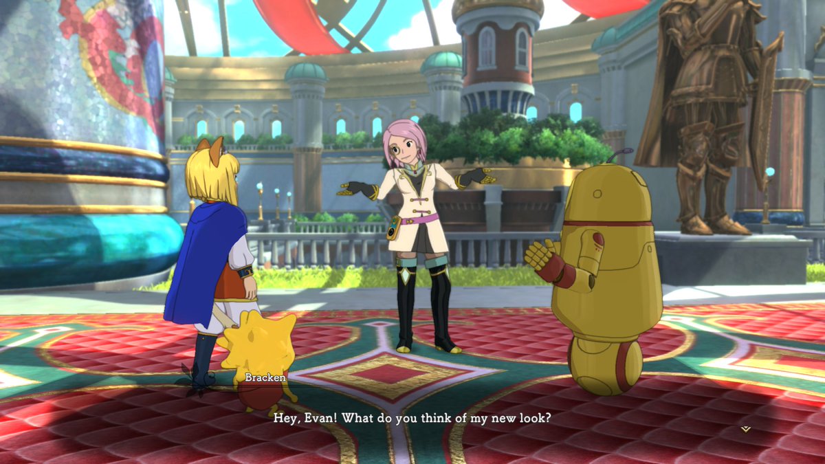 InstinctRyu's tweet photo. Got some new outfits for my companions. Roland and Tani's look okay.
#NiNoKuni #NNK2 #PS4share https://t.co/8Pz9VTslg0