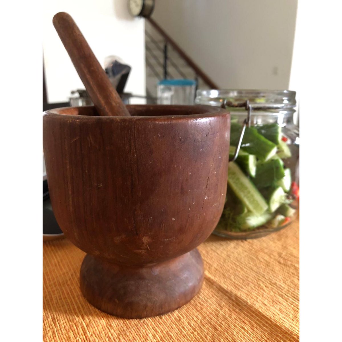 ओ is for ओखल / Okhal or Mortar, a device used for crushing, pounding or grinding flour, spices, and other ingredients with a मूसल or pestle. Traditionally made from stone, metal or wood, the okhal is an integral part of Indian kitchens. #AksharArt  #ArtByTheLetter