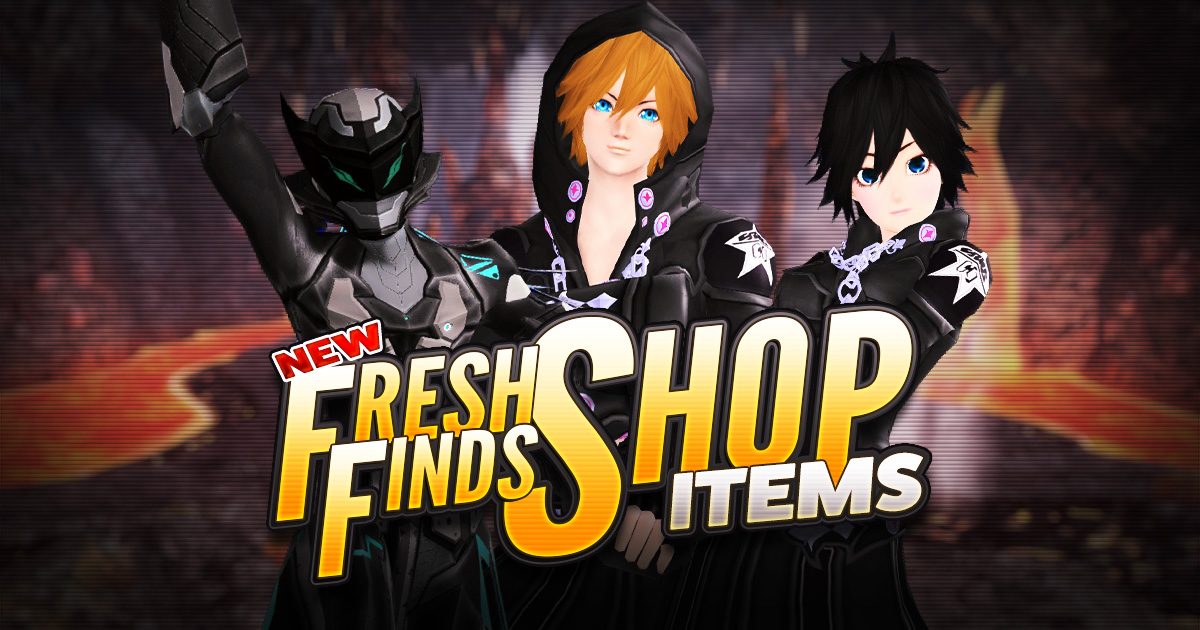 A new Fresh Finds Shop selection is coming to #PSO2NA! 