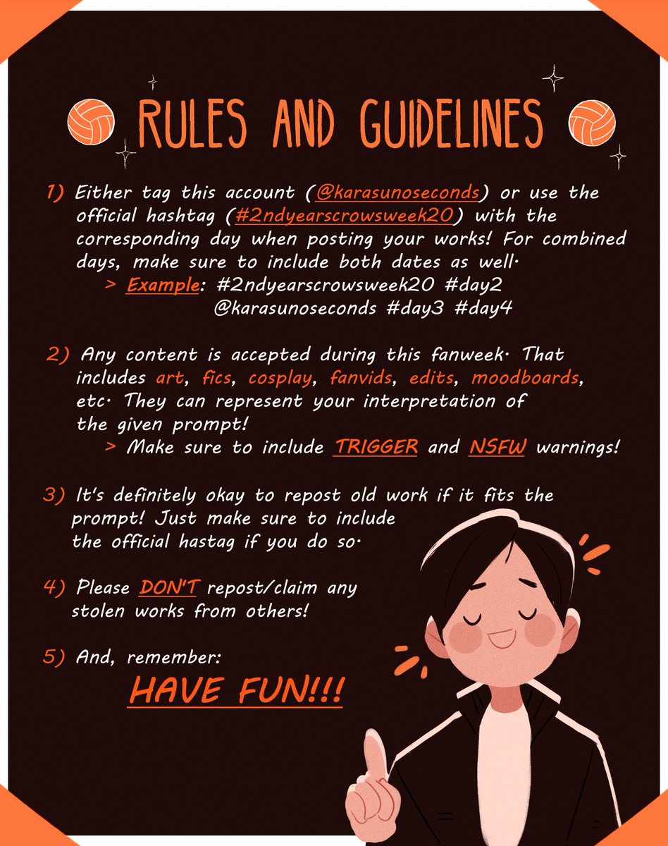 karasunoseconds's tweet photo. Fanweek will start on July 26th!!! Please make sure to read the guidelines and spread the word if you can!! 🎬🎬 https://t.co/AKVFe2ZS8Y