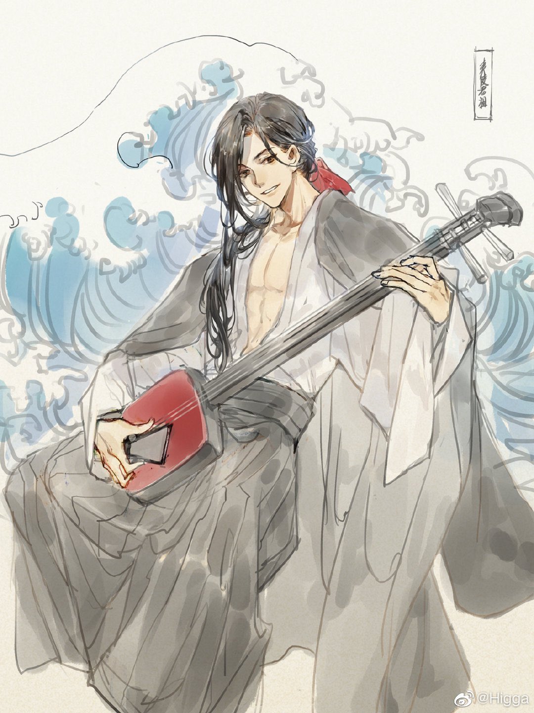 魔道祖師 長陽 描き下ろし原画　忘羨 魔道祖师 #魔道祖師 #忘羡 #蓝忘机0123生日快乐