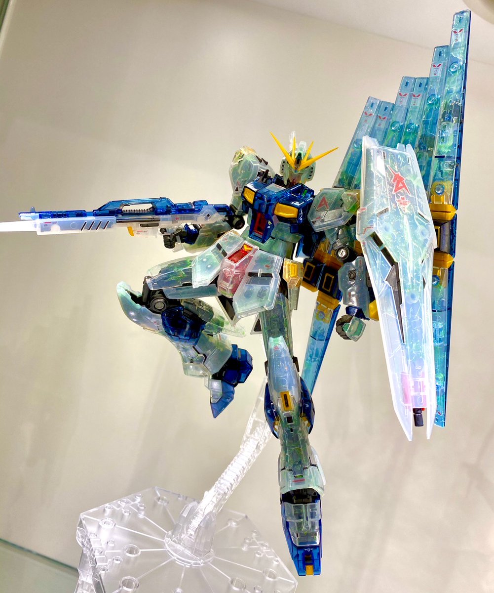 RGサザビークリアカラー　RG福岡νガンダム