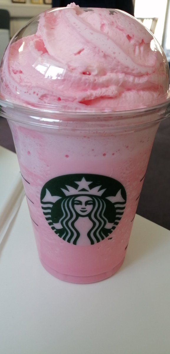 Angelzen2010's tweet photo. Haven't twittered for a while! At work(essential) and my colleague has picked this up for me! #FlamingoFrappuccino https://t.co/Ouv3NHtNmm