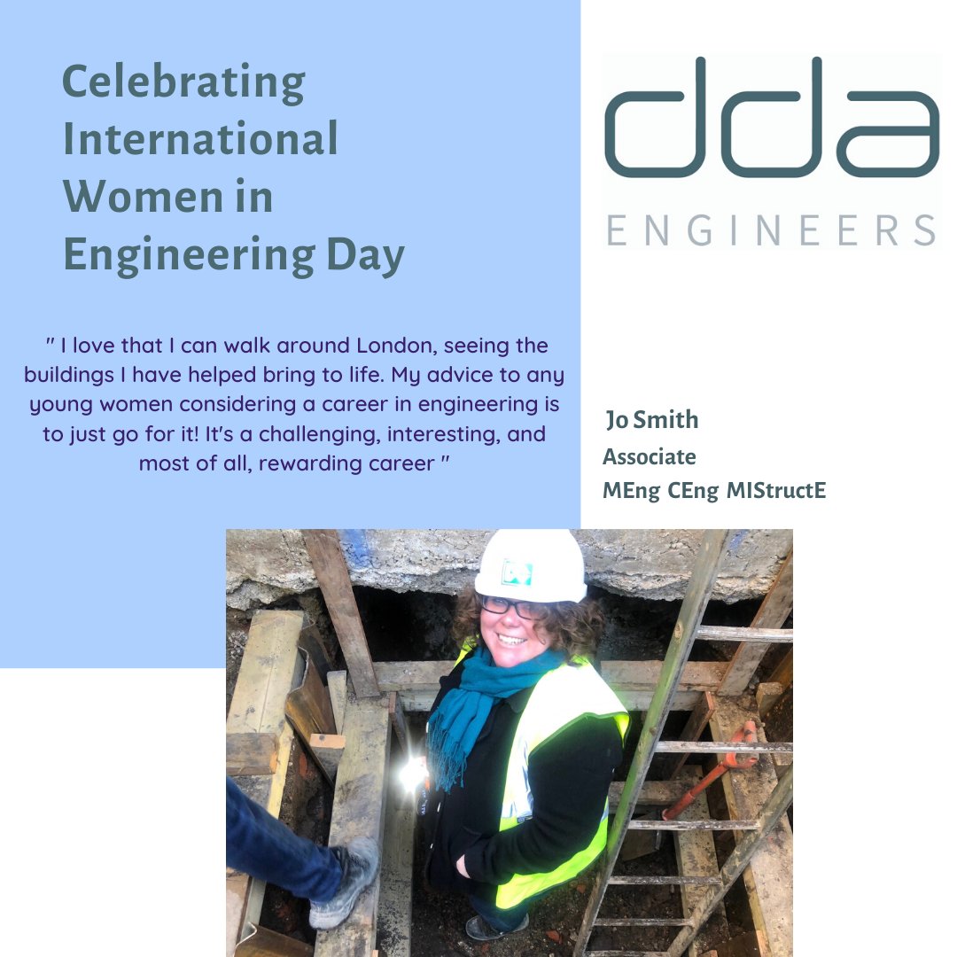 DDA_engineers's tweet image. Happy International Women in Engineering Day! #INWED20 

DDA Engineers proudly celebrates and notices the importance of diversity in our practice, and across the industry. 

Today we are acknowledging the women in our business. 
#INWED #WomenInEngineering #diversitymatters