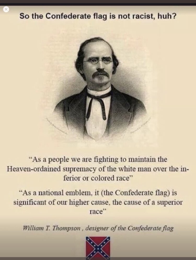 JohnAda01127882's tweet photo. @WITN #IStandWithBubba 
#AlbertPikeStatueFell 
#AlbertPikeHatedPOC 
#YourHeritageisMyMisery 
#BlackLivesMatter 
#NCRootWorkersForTrump 
#GOPLuciferianProject 
#StopCallingThemChristians Place them in proper context  Confederacy was DEFEATED why would any nation honor the enemy it beat? https://t.co/ouVlkDuRGn