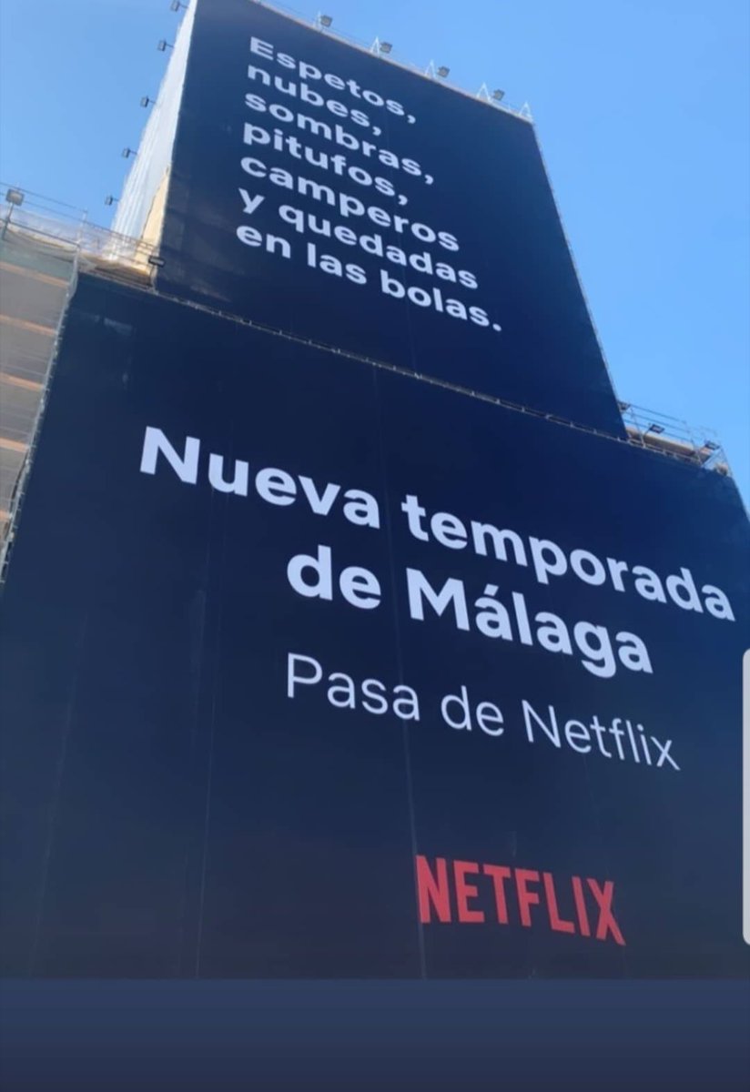 El cielo azul intenso, el Mediterráneo dando la bienvenida al Atlántico, el olor a biznagas... No te pierdas nada de #Malaga. 🤙🏼 Perita <a href="/NetflixES/">Netflix España</a>