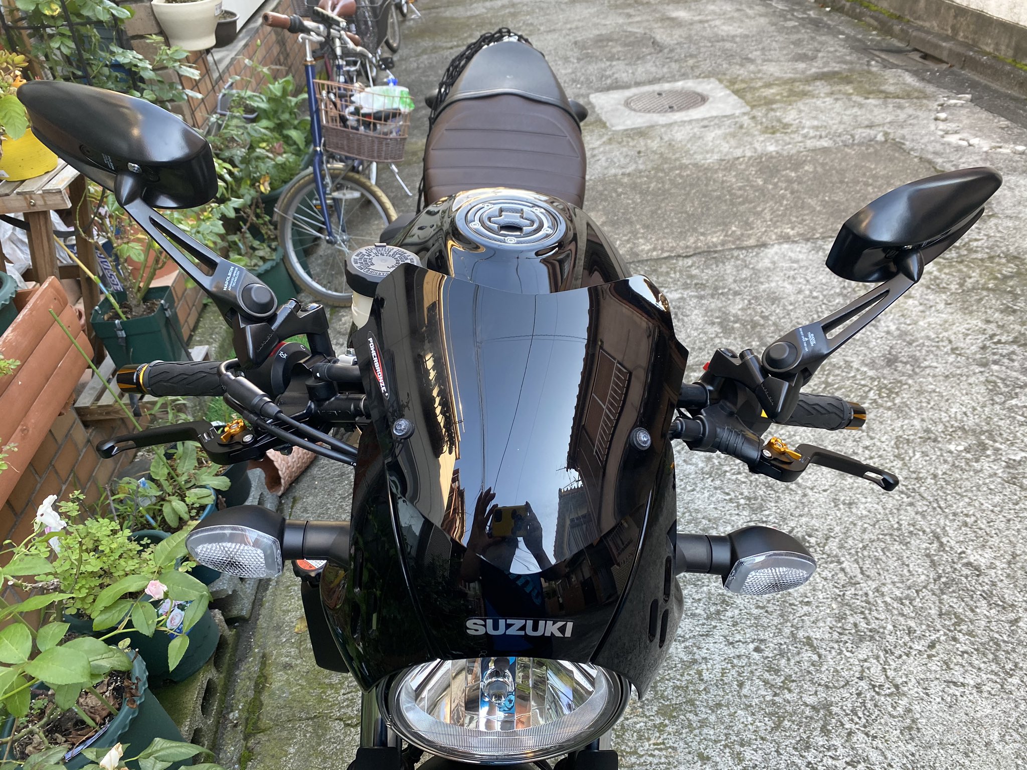 オートバイのバックミラー 用 スズキ SV650 650S SV1000 GSX650F 用