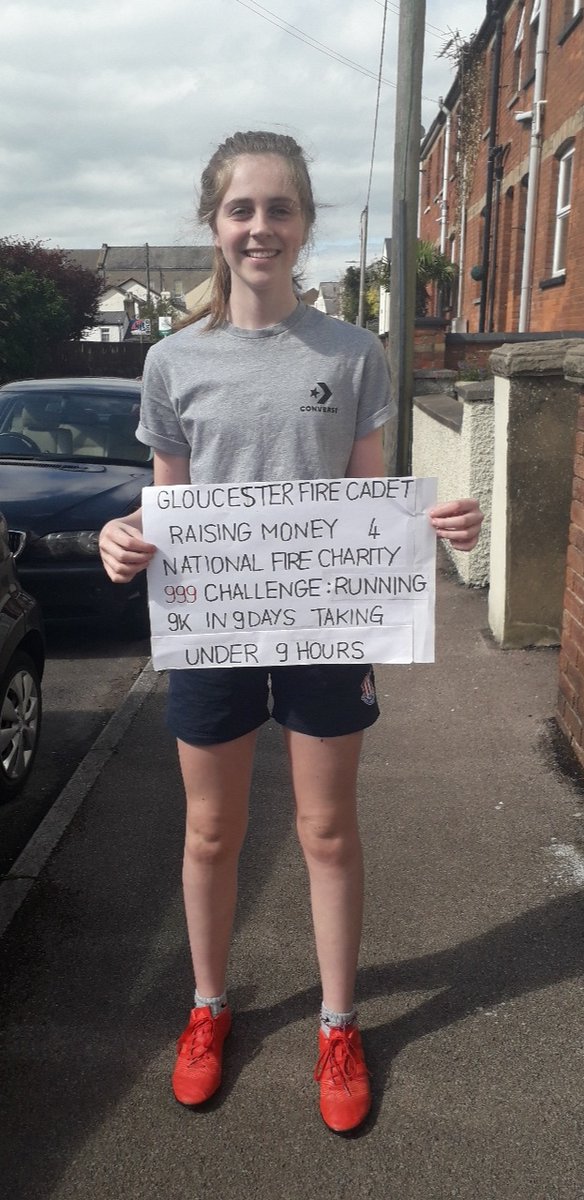 cadets_fire's tweet photo. Fantastic work from Ben, Connor and Maisie. Cadets from Gloucestershire. Doing their bit for the Fire Cadet 999 challenge. Cycling, Baking, Running Well done. If you’d like to donate to this great charity please click on the link: https://t.co/oCmfIfCgOp https://t.co/XOFSGedrzg