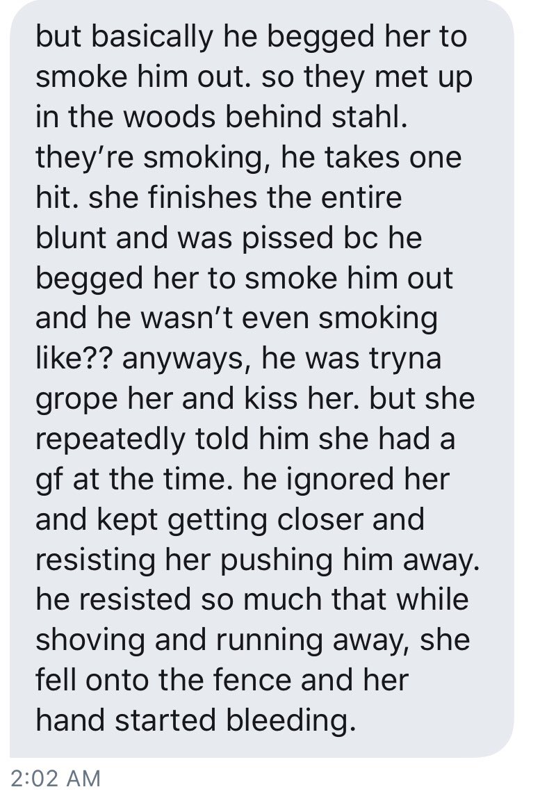 another instance: (a girl sent a dm of her friend’s experience in detail, with siar akram) she has to run away so he doesn’t physically assault her. i’ve seen his aggression first hand and it this doesn’t scream prison time to you, then i don’t know what will.
