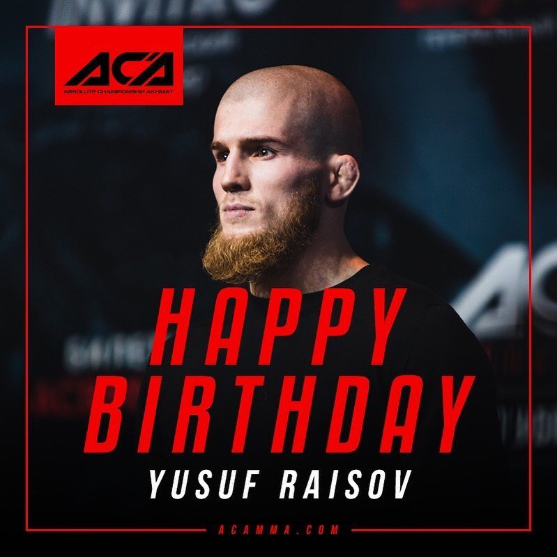 ACA_League's tweet photo. 🔥 Happy Birthday to Yusuf Raisov! 
Best wishes from the whole #ACATEAM❗️ https://t.co/bibtUDRHGE