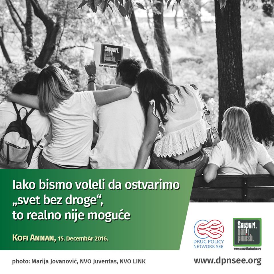 Tokom juna meseca, DPNSEE i organizacije članice postavljaće izjave o politikama prema drogama, Kofi Anana, nekadašnjeg Generalnog sekretara UN i istaknutog člana <a href="/globalcdp/">The Global Commission on Drug Policy (GCDP)</a>
<a href="/DPN_SEE/">DPNSEE</a>
#supportdontpunish #DPNSEE #PreventNS #udruzenjeprevent