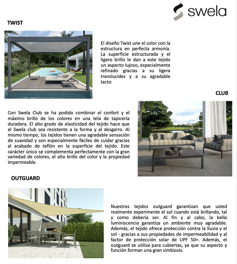 HaciendaTextil's tweet photo. ¡Buenos días! 😀😀
swela,  tiene experiencia en protección solar, ofrece a sus clientes toldos y pantallas que son duraderos y mantienen su forma y color garantizando  a sus clientes la 🌞🏖 ☂️

#sol #proteccion #textiles  #exteriores #toldos #pantallas https://t.co/zG5HG0YNO0