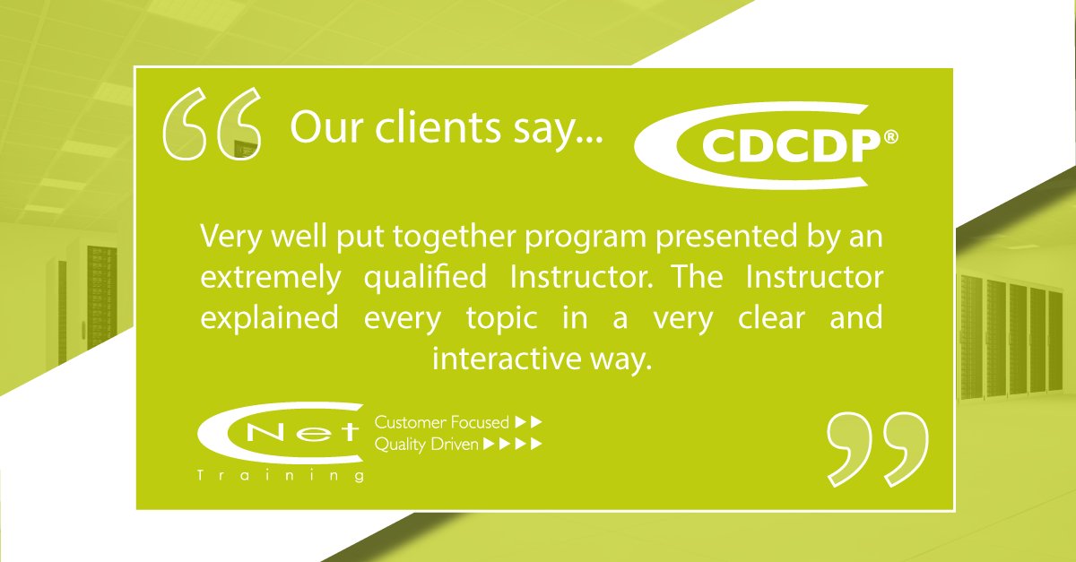 CNettraining's tweet image. The popularity of the Certified Data Centre Design Professional (CDCDP®) continues around the world...

See upcoming CDCDP(®) dates here - lnkd.in/dhkajZS)

Read the full CDCDP(®) overview here - lnkd.in/dPZau6F

#cnettraining #CDCDP #datacentres #datacentredesign