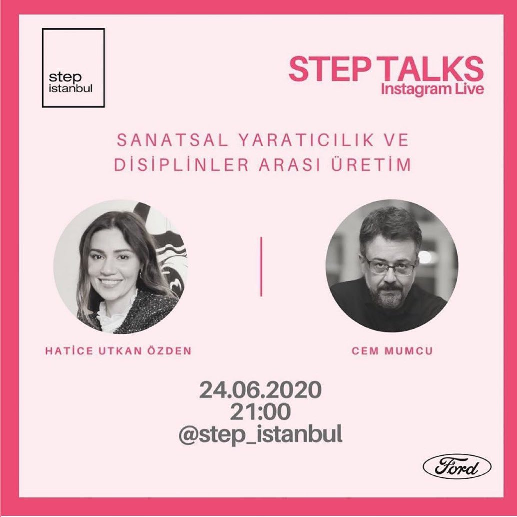 haticeutkan's tweet image. @cemmumcu ile #steptalks @stepistanbul hesabinda 24/06 carsamba saat 21:00 da